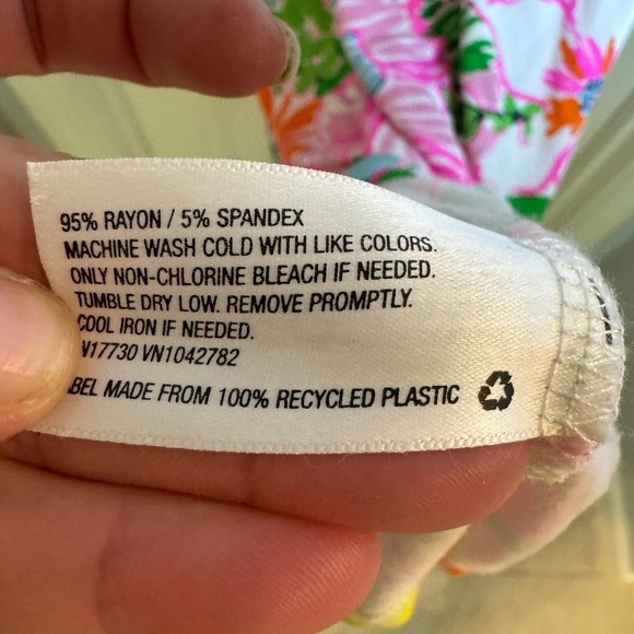 Lilly Pulitzer Target Maxi Dress Nosey Posey Strapless White Pink Size Mesium‎ - Picture 5 of 9